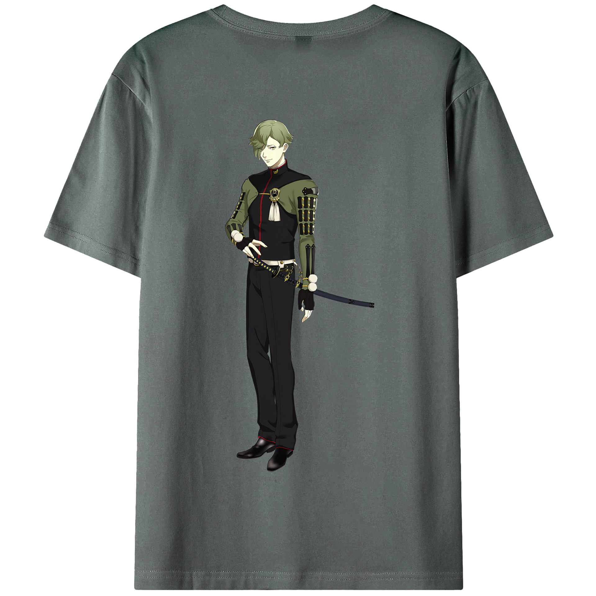 （画像用） 刀剣乱舞 Touken Ranbu 綿100％半袖Tシャツ（背面プリント）